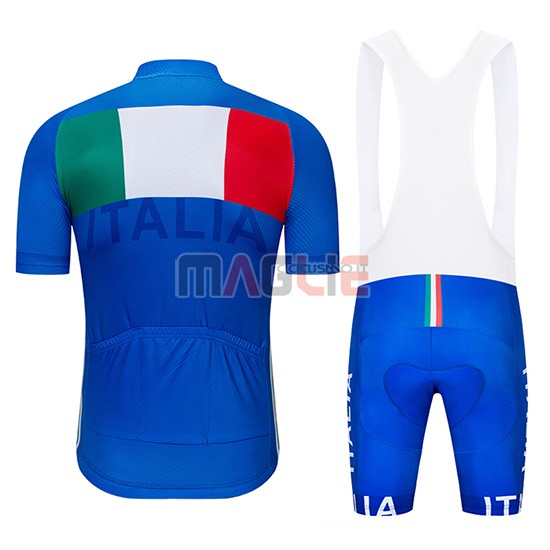 Maglia Italia Manica Corta 2019 Blu - Clicca l'immagine per chiudere